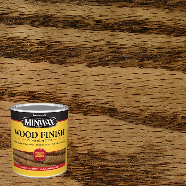 Minwax Wood Finish Semi-Transparent Early American Oil-Based Penetrating Wood Stain 1 qt 70008444 - main